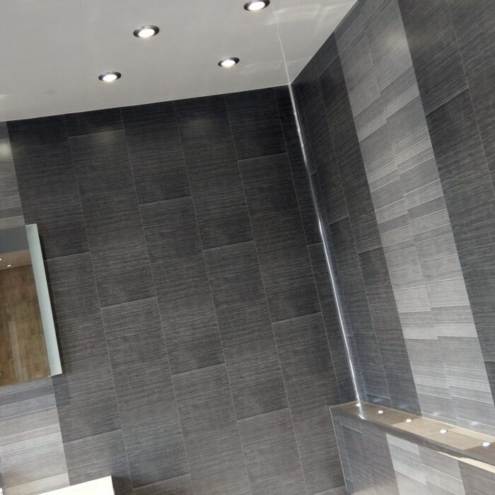 Graphite Large Tile Tile Decorative Wall Panels