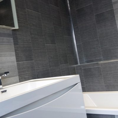 Graphite Large Tile Tile Decorative Wall Panels