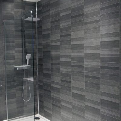 Graphite Small Tile Decorative Wall Panels