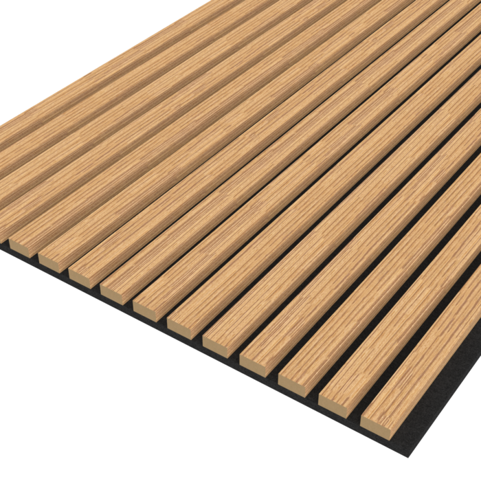 Light Oak Acoustic Slat Wall