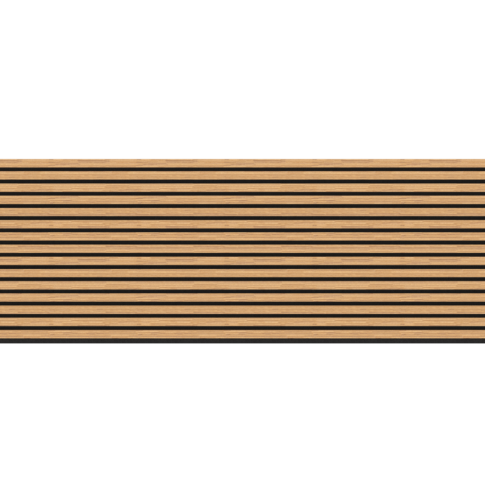 Light Oak Acoustic Slat Wall