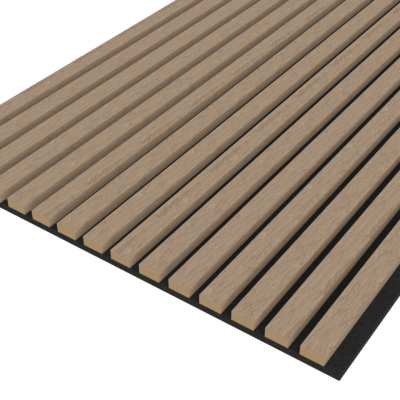 Oiled Oak Acoustic Slat Wall