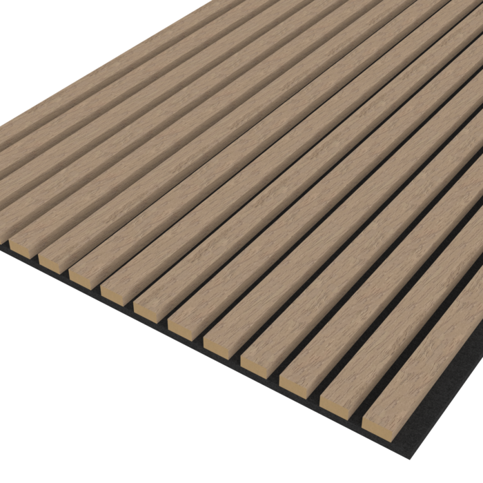 Oiled Oak Acoustic Slat Wall